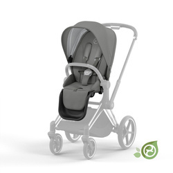 Cybex Conscious Green Leaf Priam 4.0 tapițerie scaun Eco Pearl Grey