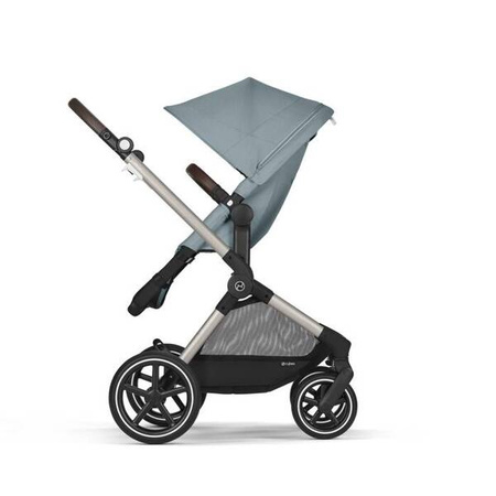 Cybex Eos Lux Wózek Głęboko-Spacerowy Rama Frame Stormy Blue